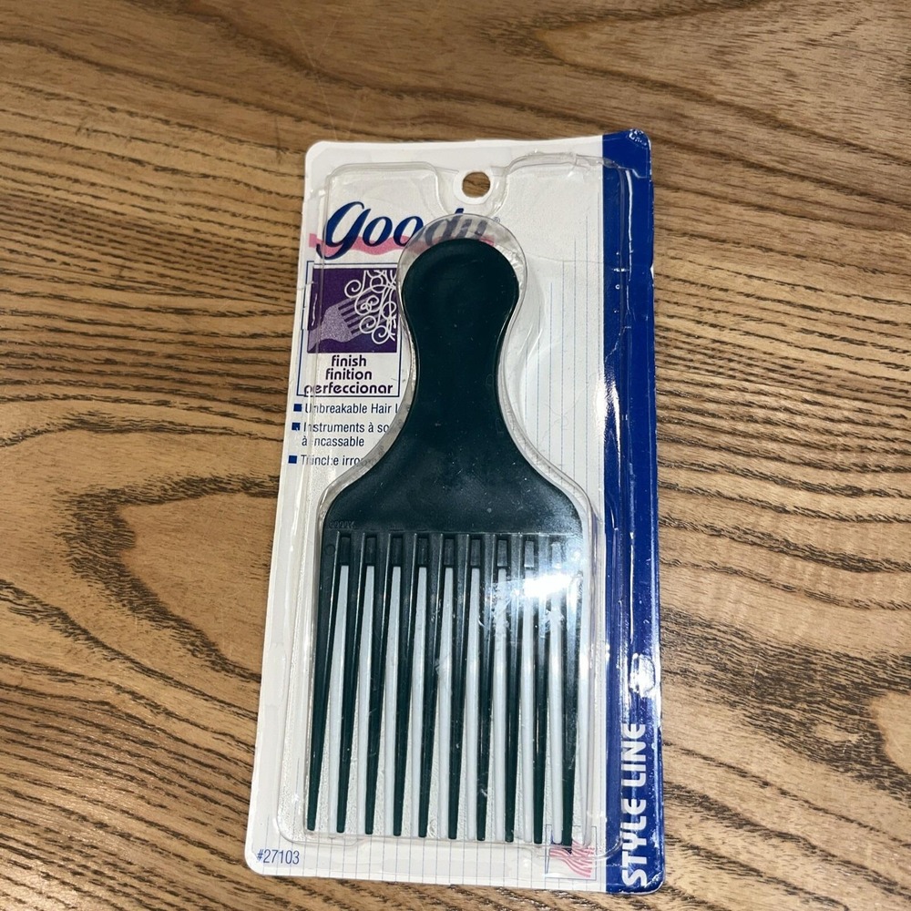 1996 Goody Comb &‎ Lift Pick Combs 2 PCS Style Line (Item#: 27103) NOS